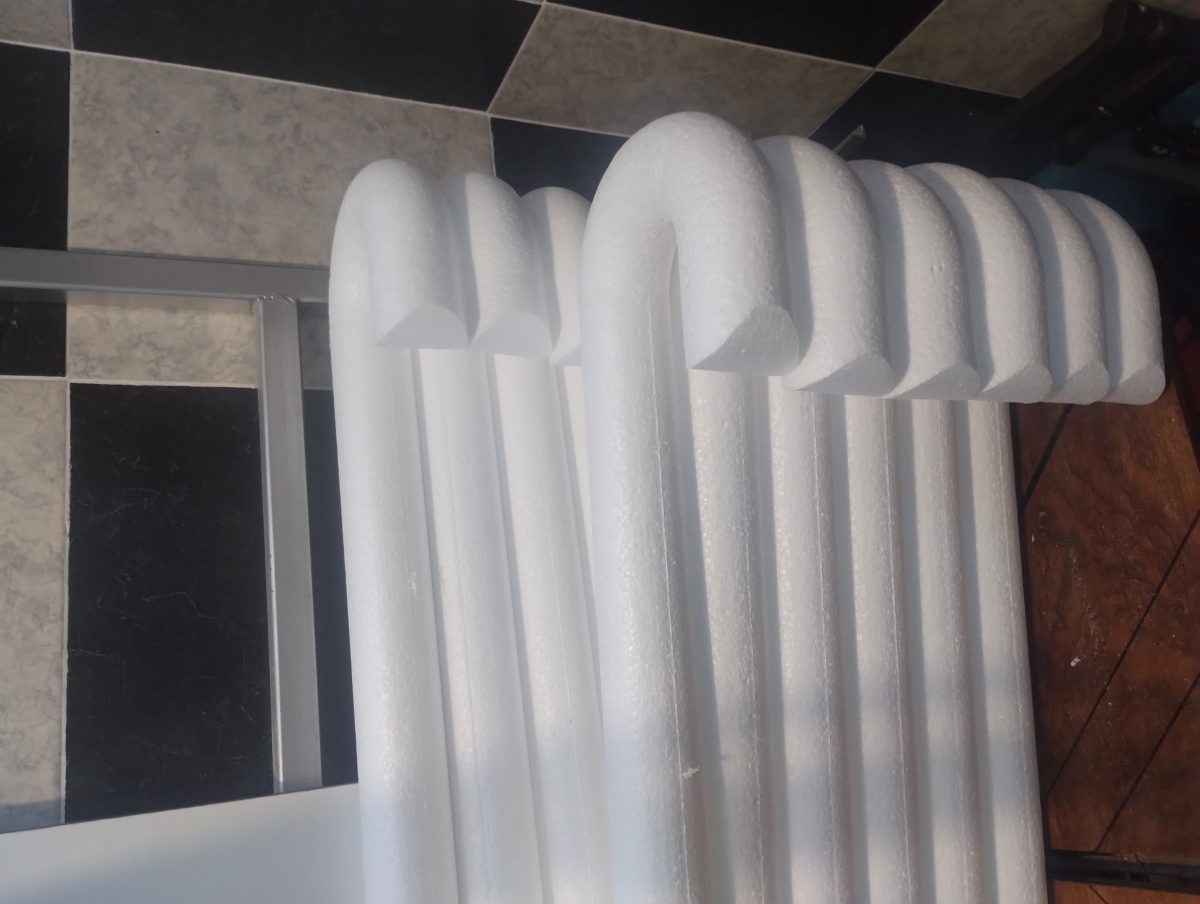 Bastones liso de 68cm x Ø 6 cm